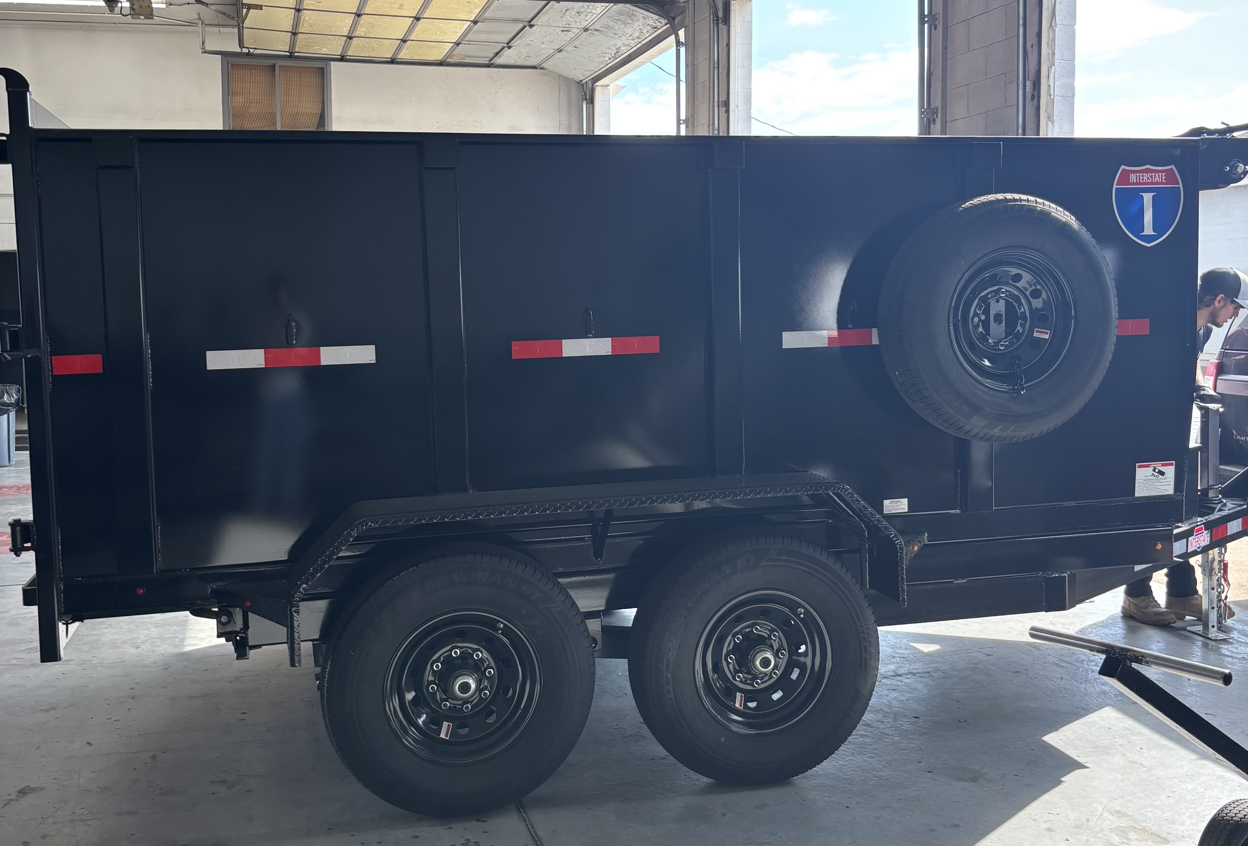 Junk removal with dump trailer in Orem Utah